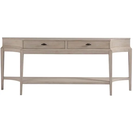 Transitional 2-Drawer Console Table