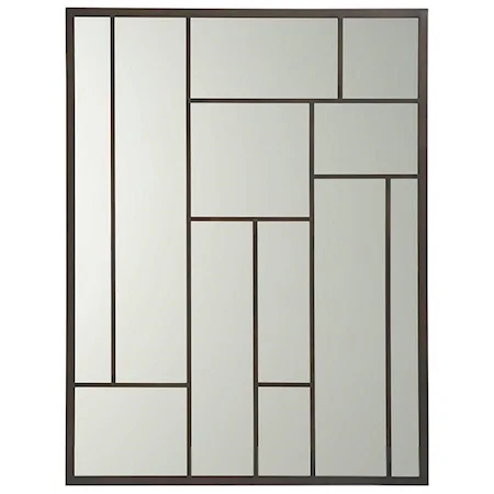 Demille Mirror with Geometrical Design