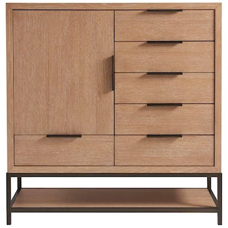 Hepburn Contemporary Dressing Chest with Adjustable Shelving