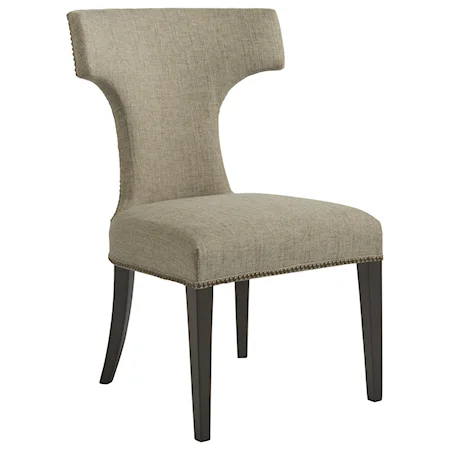 Fully Upholstered Dining Chair with Nail Head Trim