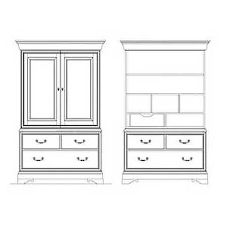 Bedroom or Entertainment Armoire