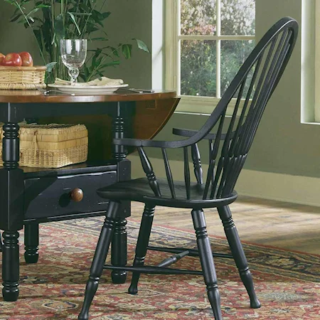 Hoopback Windsor Dinning Arm Chair