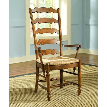 Ladderback Dining Arm Chair