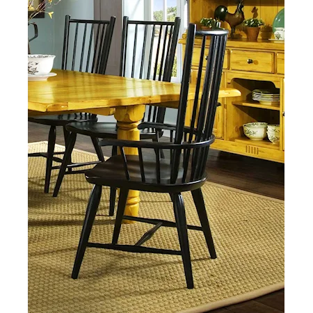 Comb Back Windsor Dining Arm Chair