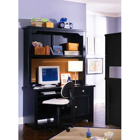 Luxurious Computer Desk and Hutch