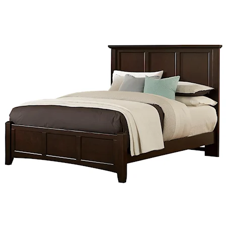 Queen Mansion Bed with Low Profile Footboard