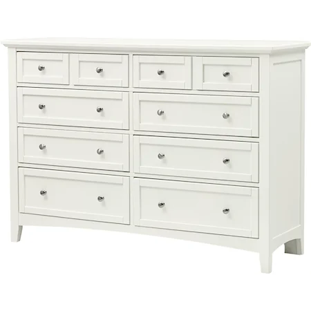 Casual Triple Dresser - 8 Drawers