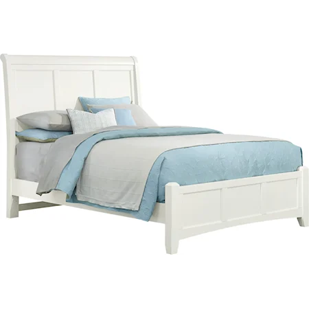 Full Sleigh Bed with Low Profile Footboard