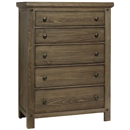 Rustic Chest - 5 Drawers