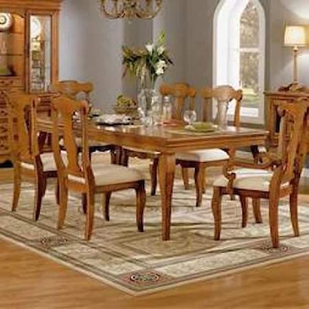 Rectangular Dining Table and Chair Set