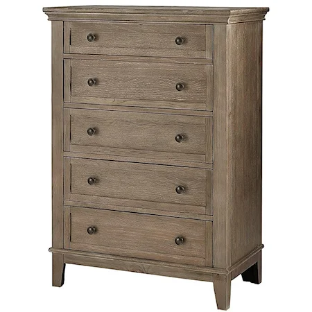 5-Drawer Chest with Soft Close Drawers
