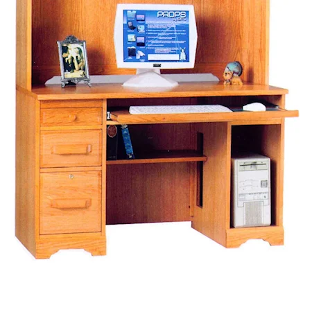 48" Computer Desk with Tower CPU Storage