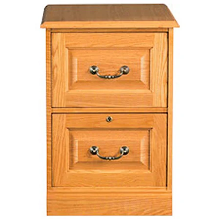 Two-Drawer File Cabinet with Drawer Divider