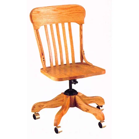 Adjustable-Height School House Office Side Chair