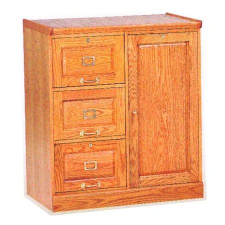 Three-Drawer Promo File with Extra Storage