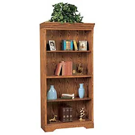 36" Four-Shelf Open Bookcase