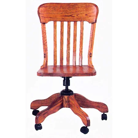 Adjustable-Height School House Office Side Chair