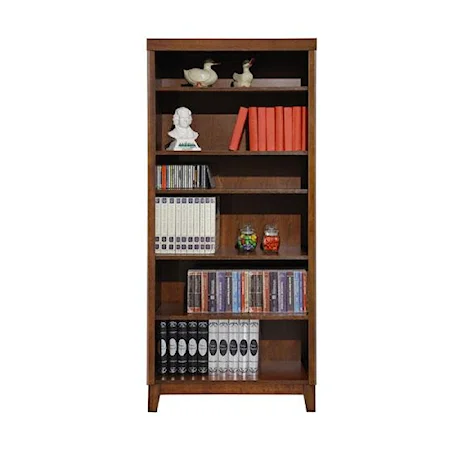 6 Shelf Open Bookcase