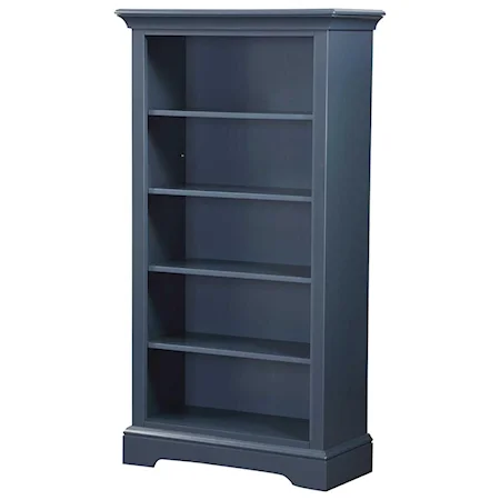 Open Bookcase with 4 Adjustable Shelves