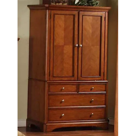 Armoire with Fancy Face Veneer