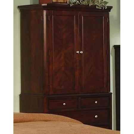 Armoire with Fancy Face Veneer