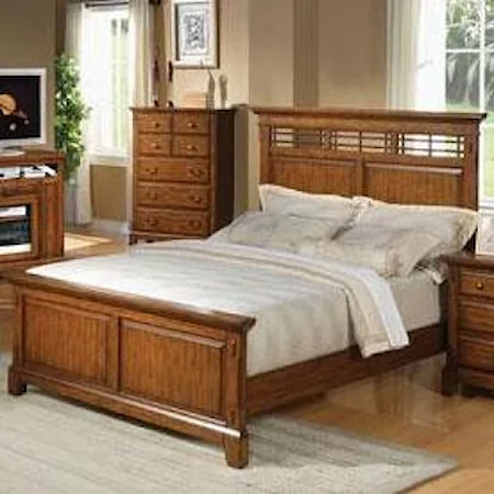 California King Panel Bed