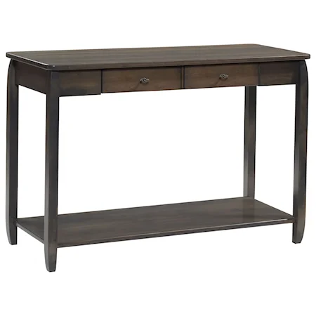 Transitional Solid Wood Hall Table